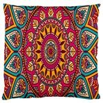 Buddhist Mandala Large Cushion Case (Two Sides) Back