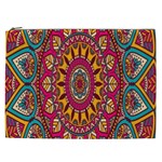 Buddhist Mandala Cosmetic Bag (XXL) Front