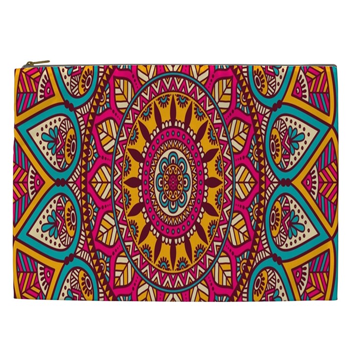 Buddhist Mandala Cosmetic Bag (XXL)