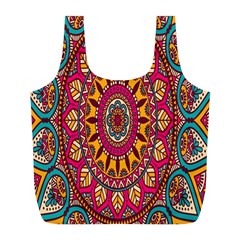 Buddhist Mandala Full Print Recycle Bag (l) by nateshop