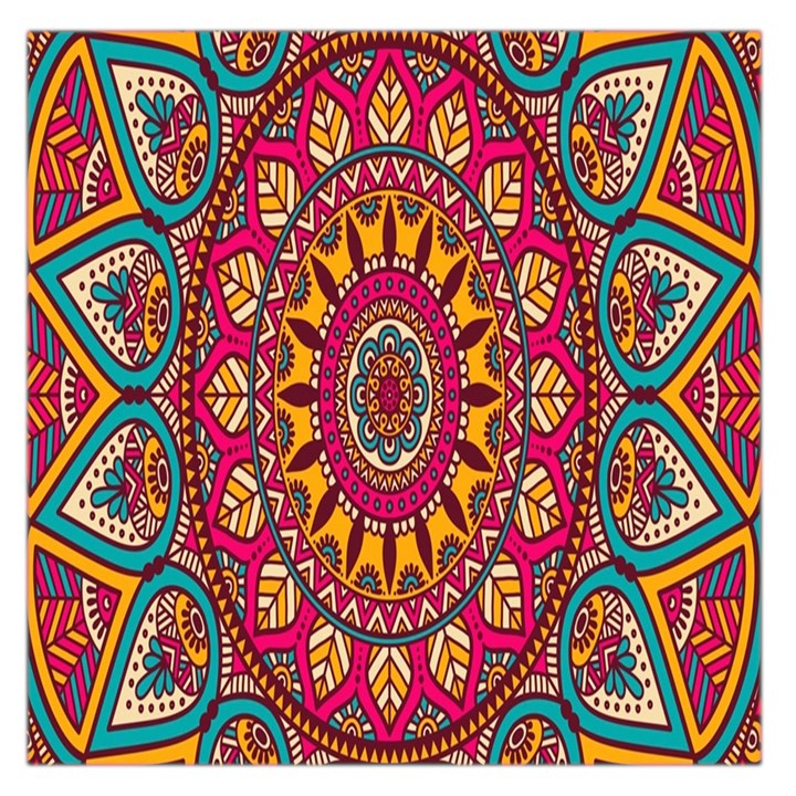 Buddhist Mandala Square Satin Scarf (36  x 36 )