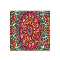 Buddhist Mandala Satin Bandana Scarf 22  X 22  by nateshop