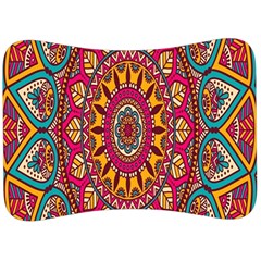 Buddhist Mandala Velour Seat Head Rest Cushion by nateshop