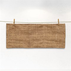 Burlap Texture Hand Towel by nateshop