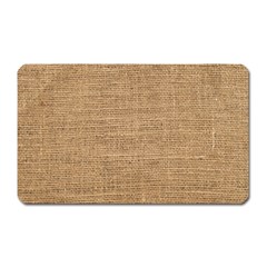 Burlap Texture Magnet (rectangular) by nateshop