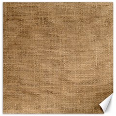 Burlap Texture Canvas 16  X 16  by nateshop