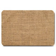 Burlap Texture Large Doormat  by nateshop