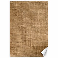 Burlap Texture Canvas 12  X 18  by nateshop