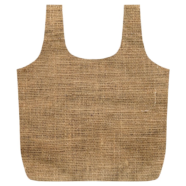 Burlap Texture Full Print Recycle Bag (XL)