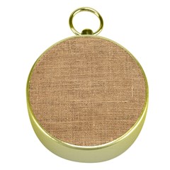 Burlap Texture Gold Compasses by nateshop