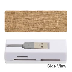 Burlap Texture Memory Card Reader (stick) by nateshop