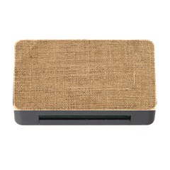 Burlap Texture Memory Card Reader With Cf by nateshop