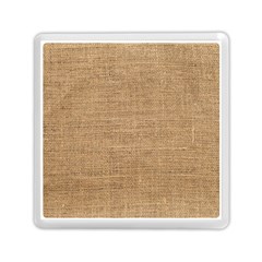 Burlap Texture Memory Card Reader (square) by nateshop