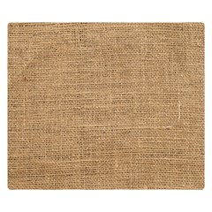 Burlap Texture Double Sided Flano Blanket (small)  by nateshop