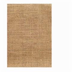 Burlap Texture Large Garden Flag (two Sides) by nateshop