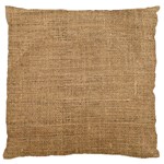 Burlap Texture Standard Flano Cushion Case (One Side) Front