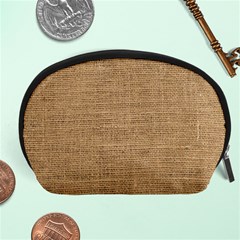 Burlap Texture Accessory Pouch (large) by nateshop