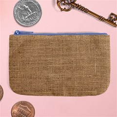 Burlap Texture Large Coin Purse by nateshop