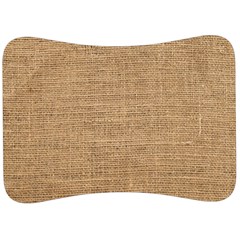 Burlap Texture Velour Seat Head Rest Cushion by nateshop