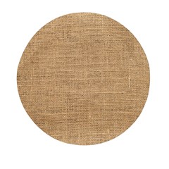 Burlap Texture Mini Round Pill Box by nateshop