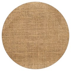 Burlap Texture Round Trivet by nateshop