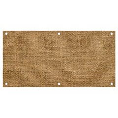 Burlap Texture Banner And Sign 4  X 2  by nateshop