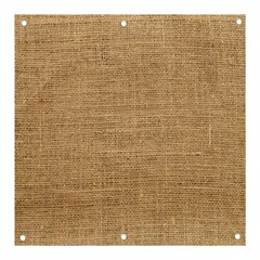 Burlap Texture Banner And Sign 3  X 3  by nateshop