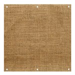 Burlap Texture Banner and Sign 4  x 4  Front