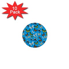 Butterflies 1  Mini Buttons (10 Pack)  by nateshop