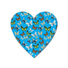 Butterflies Heart Magnet by nateshop