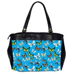 Butterflies Oversize Office Handbag (2 Sides) Back