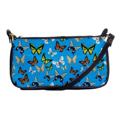 Butterflies Shoulder Clutch Bag by nateshop