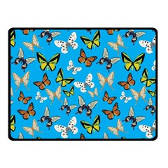 Butterflies Fleece Blanket (small) by nateshop