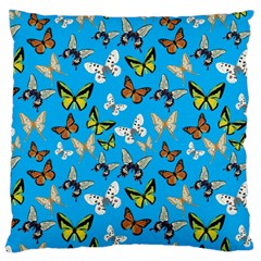 Butterflies Large Cushion Case (two Sides) by nateshop