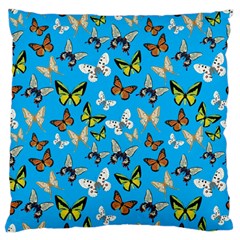 Butterflies Large Flano Cushion Case (one Side) by nateshop