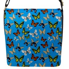 Butterflies Flap Closure Messenger Bag (s) by nateshop