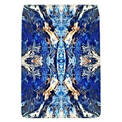 Cobalt On Gold Symmetry Removable Flap Cover (l) by kaleidomarblingart