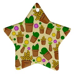 Cactus Ornament (star) by nateshop