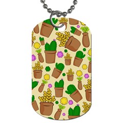 Cactus Dog Tag (one Side)