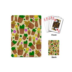 Cactus Playing Cards Single Design (mini) by nateshop