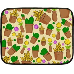 Cactus Fleece Blanket (mini) by nateshop