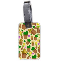 Cactus Luggage Tag (two Sides) by nateshop