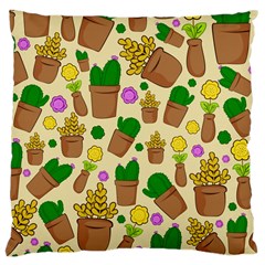 Cactus Large Cushion Case (two Sides) by nateshop