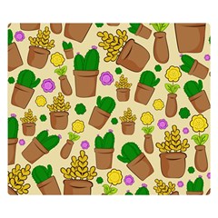 Cactus Double Sided Flano Blanket (small)  by nateshop