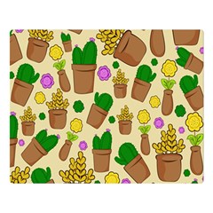 Cactus Double Sided Flano Blanket (large)  by nateshop