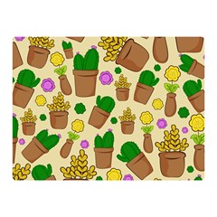 Cactus Double Sided Flano Blanket (mini)  by nateshop