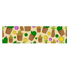 Cactus Oblong Satin Scarf (16  X 60 ) by nateshop