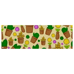 Cactus Banner And Sign 9  X 3  by nateshop