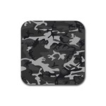 Camouflage Rubber Coaster (Square) Front