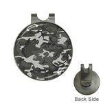 Camouflage Hat Clips with Golf Markers Front